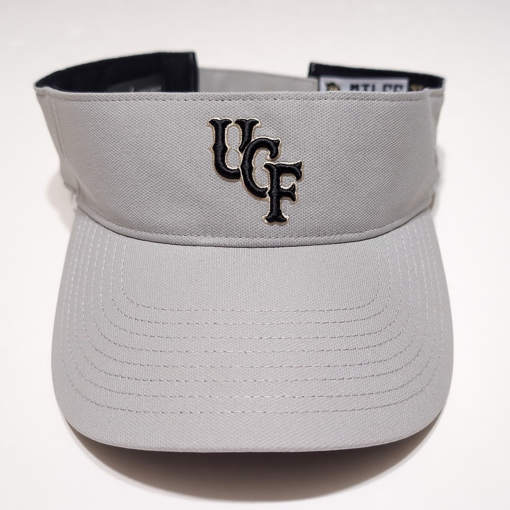 NIKE UCF Knights Softball Visor OSFM Gray Excellent Team Issue